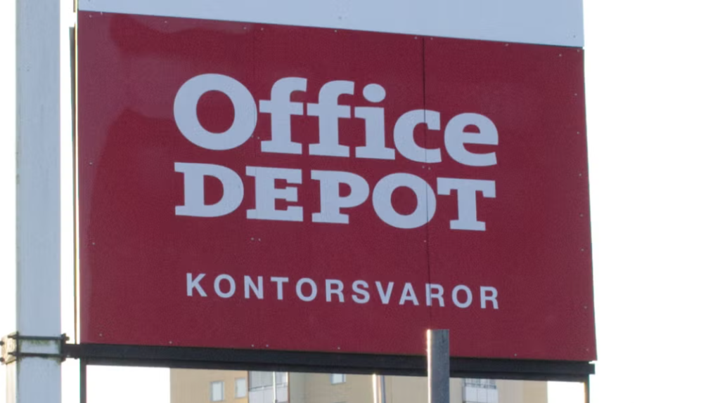 office depot papper skrivare pärmar pärm kontormaterial billigt